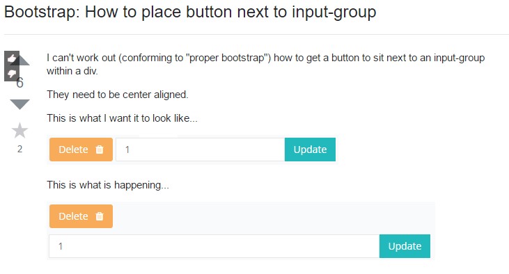  Ways to  set button  upon input-group